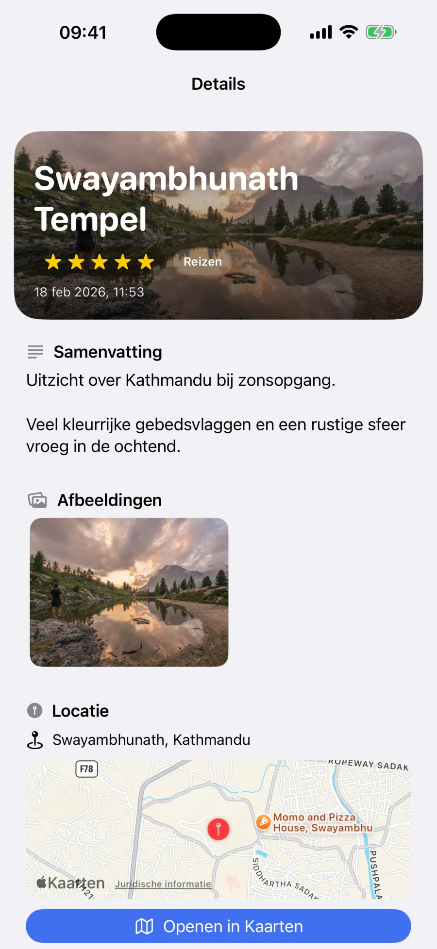 Een complete reisreview met foto, samenvatting en locatie